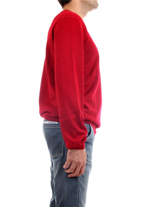 Lacoste AH2210 00 Bordeaux Clothing Man Pullover