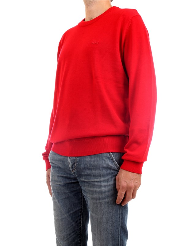Lacoste AH1969 00 Rosso Abbigliamento Uomo Maglioni