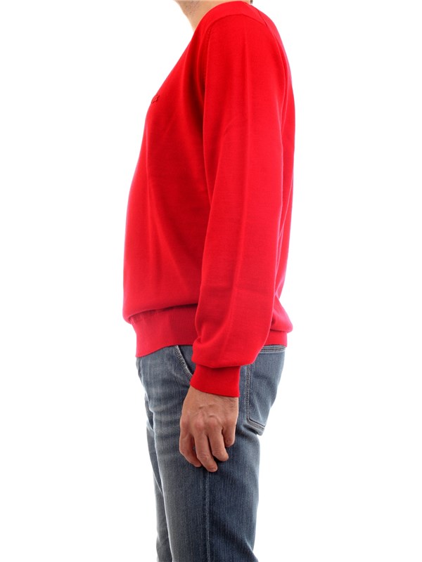Lacoste AH1969 00 Rosso Abbigliamento Uomo Maglioni