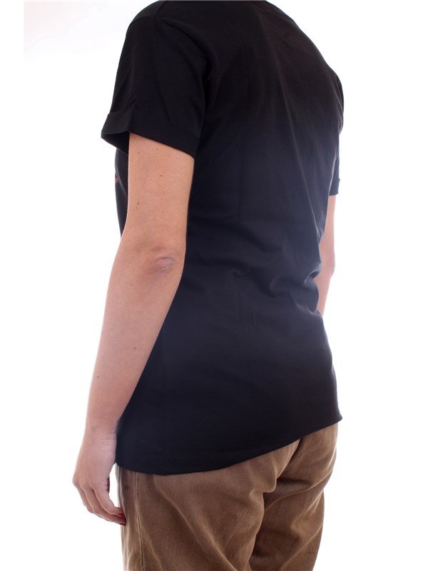GAELLE PARIS GBD8193 Black Clothing Woman T-Shirt/Polo