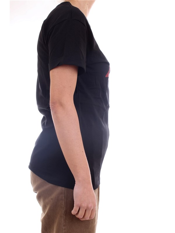 GAELLE PARIS GBD8193 Black Clothing Woman T-Shirt/Polo