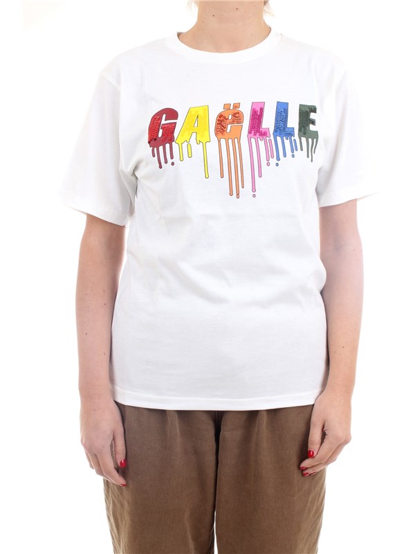 GAELLE PARIS GBD7116 White Clothing Woman T-Shirt/Polo GAELLE PARIS GBD7116 White Clothing Woman T-Shirt/Polo