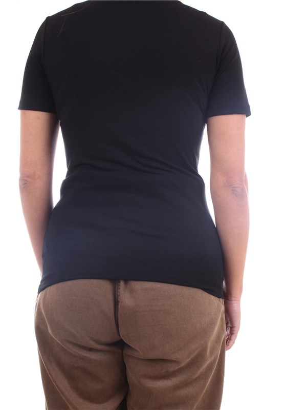 GAELLE PARIS GBD7077 Black Clothing Woman T-Shirt/Polo
