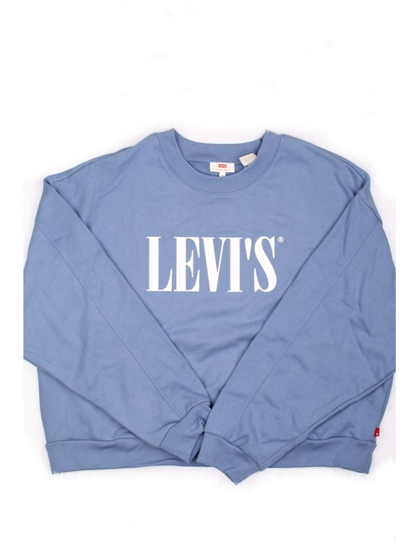 LEVI'S 85283 Light blue Clothing Woman Sweater LEVI'S 85283 Light blue Clothing Woman Sweater
