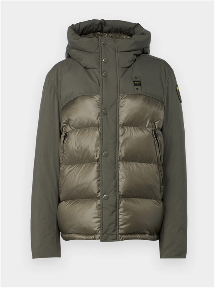 Blauer 24WBLUC03096 006355 Green Clothing Man Duvet