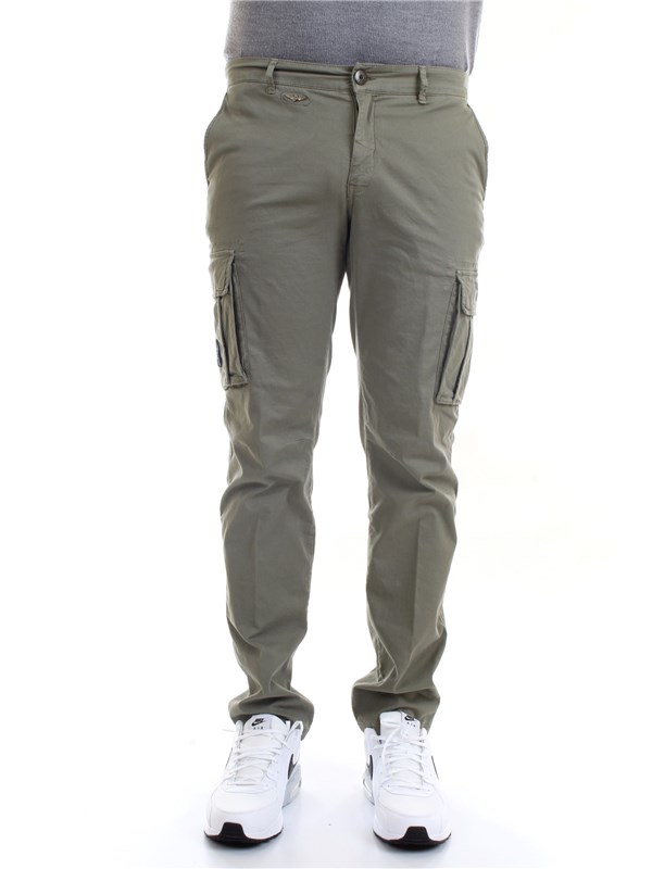 AERONAUTICA MILITARE 211PA1329CT2443 Military green Clothing Man Trousers AERONAUTICA MILITARE 211PA1329CT2443 Military green Clothing Man Trousers