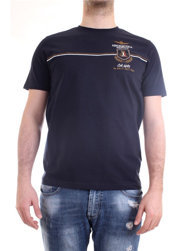 AERONAUTICA MILITARE 211TS1859J469 Blue Clothing Man T-Shirt/Polo AERONAUTICA MILITARE 211TS1859J469 Blue Clothing Man T-Shirt/Polo