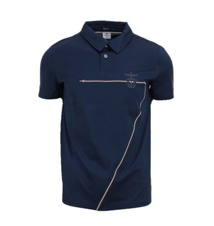 AERONAUTICA MILITARE 251PO1862J682 Blu Abbigliamento Uomo Polo