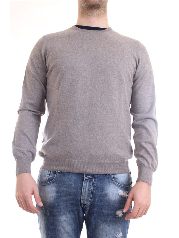 Gran Sasso 55167/14290 Tortora Clothing Man Pullover Gran Sasso 55167/14290 Tortora Clothing Man Pullover