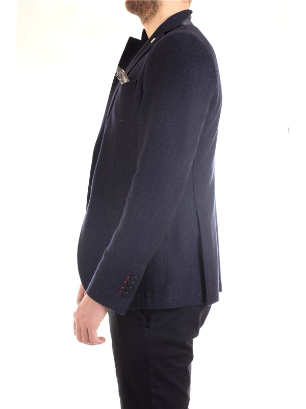 MANUEL RITZ 2532G2718M 183632 Blue Clothing Man Jacket