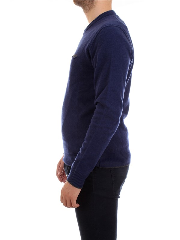 WOOLRICH WOMAG1802 Blue Clothing Man Pullover