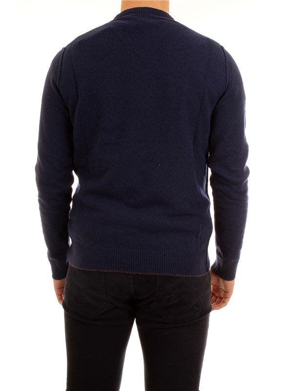 WOOLRICH WOMAG1802 Blue Clothing Man Pullover