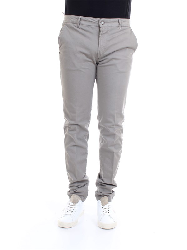CAMOUFLAGE CHINOS REY 17 N28 Grey Clothing Man Trousers