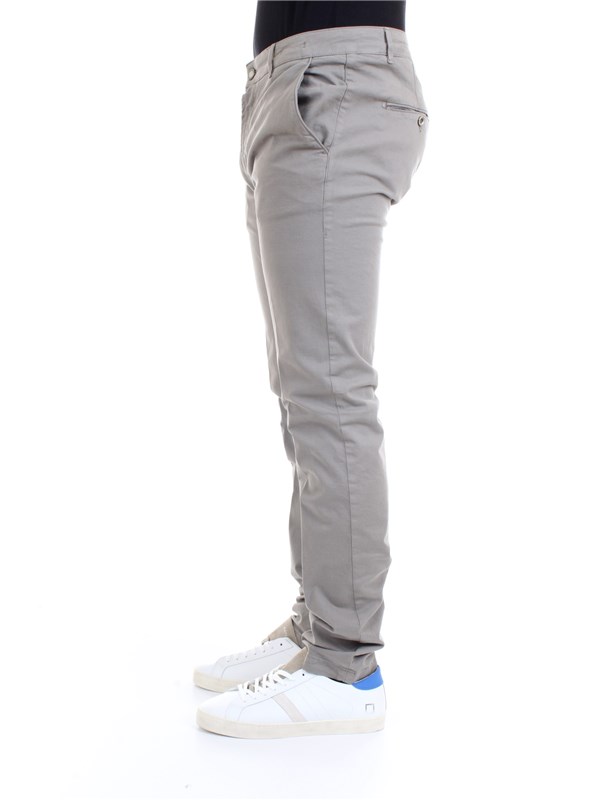 CAMOUFLAGE CHINOS REY 17 N28 Grey Clothing Man Trousers