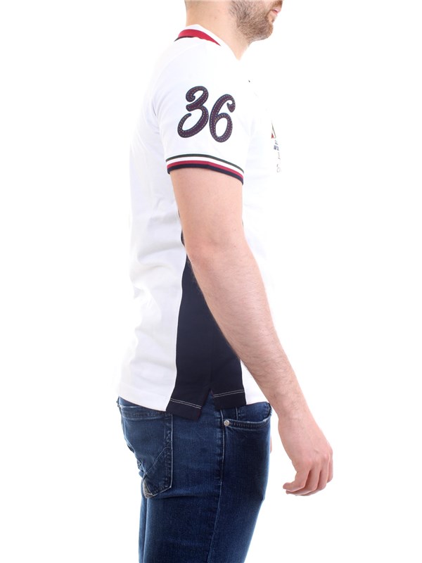AERONAUTICA MILITARE 211PO1557P199 White Clothing Man Polo shirt