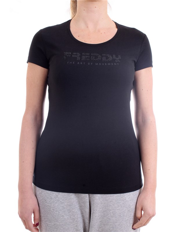 FREDDY S1WBCT1 Black Clothing Woman T-Shirt/Polo