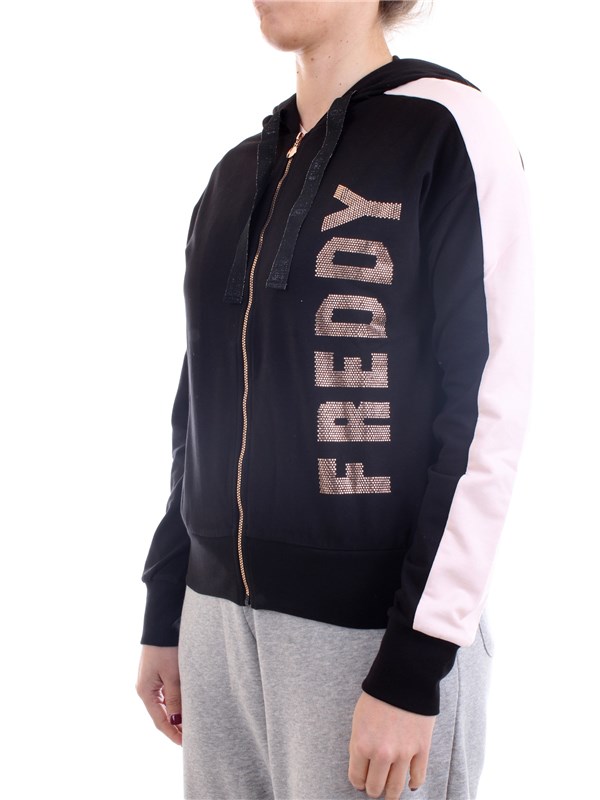 FREDDY S1WSDS8 Black Clothing Woman Sweater