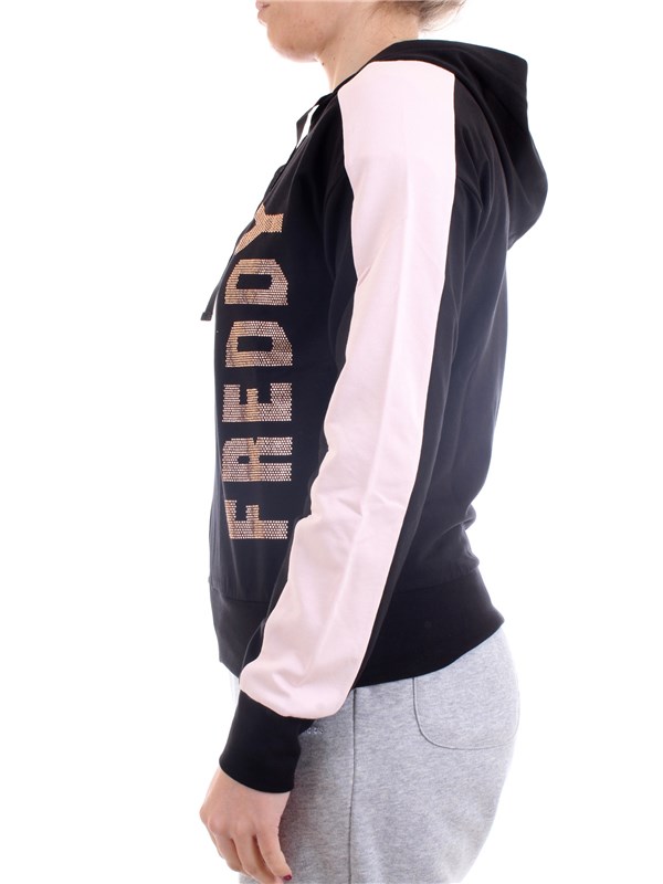 FREDDY S1WSDS8 Black Clothing Woman Sweater