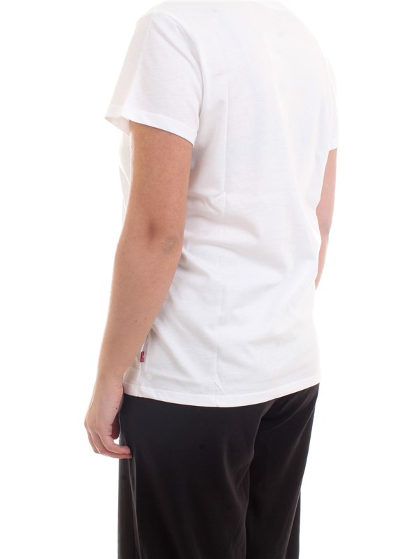 LEVI'S 17369-1499 White Clothing Woman T-Shirt/Polo