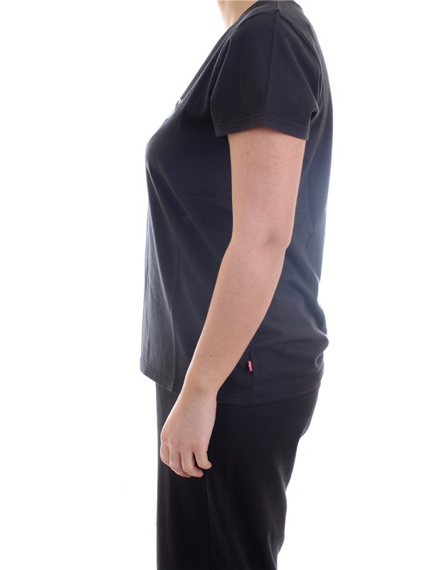 LEVI'S 17369-1250 Black Clothing Woman T-Shirt/Polo
