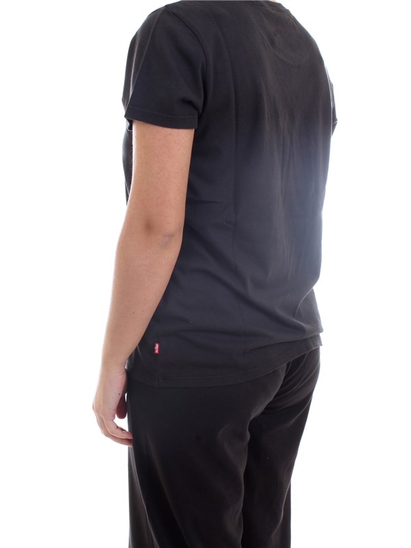 LEVI'S 17369-1250 Black Clothing Woman T-Shirt/Polo