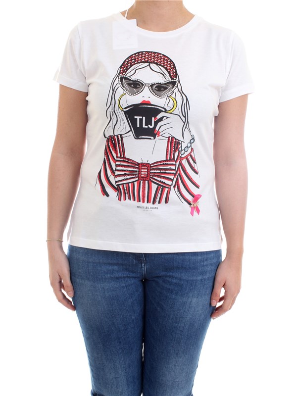 NENETTE - TOUS LES JOURS 31TJ-DARIS White Clothing Woman T-Shirt/Polo NENETTE - TOUS LES JOURS 31TJ-DARIS White Clothing Woman T-Shirt/Polo