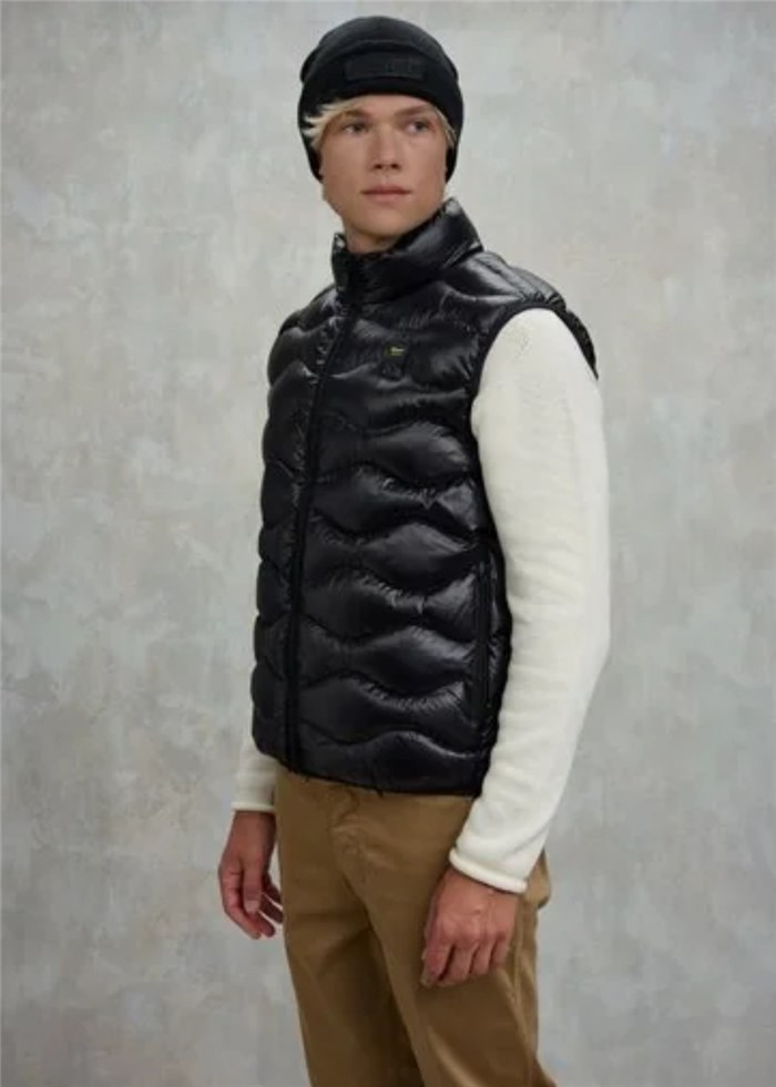 Blauer 25SBLUX02081 005958 Nero Abbigliamento Uomo Gilet Blauer 25SBLUX02081 005958 Nero Abbigliamento Uomo Gilet
