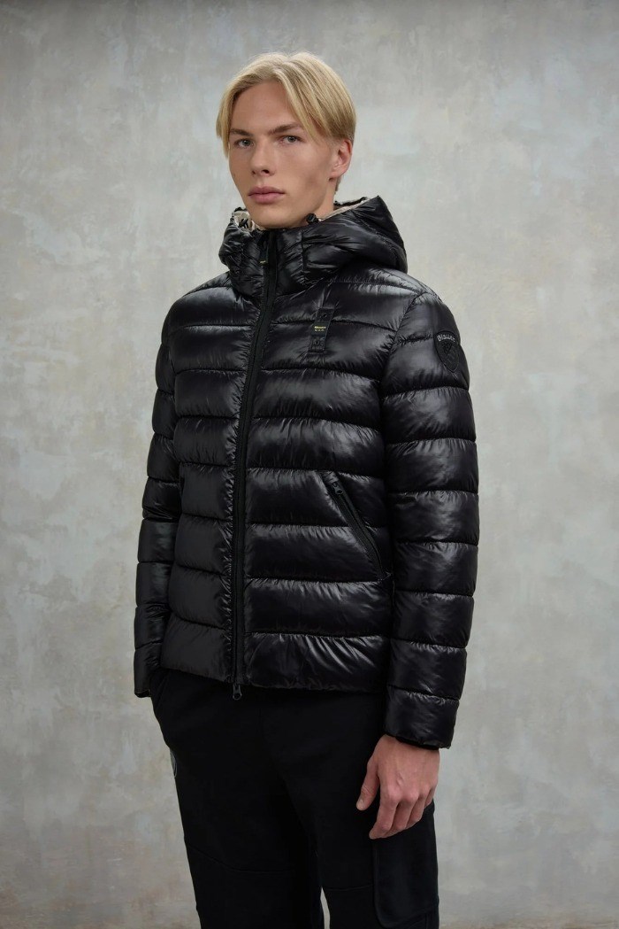 Blauer 25WBLUC02079-005958 Nero Abbigliamento Uomo Piumino