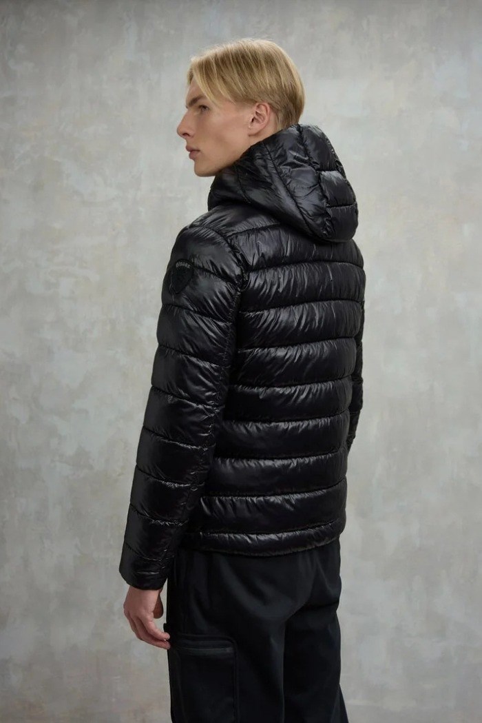 Blauer 25WBLUC02079-005958 Nero Abbigliamento Uomo Piumino