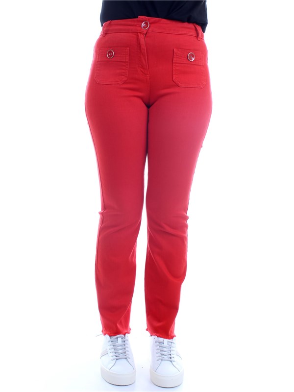 NENETTE - TOUS LES JOURS 31TJ-SOLE Red Clothing Woman Trousers NENETTE - TOUS LES JOURS 31TJ-SOLE Red Clothing Woman Trousers