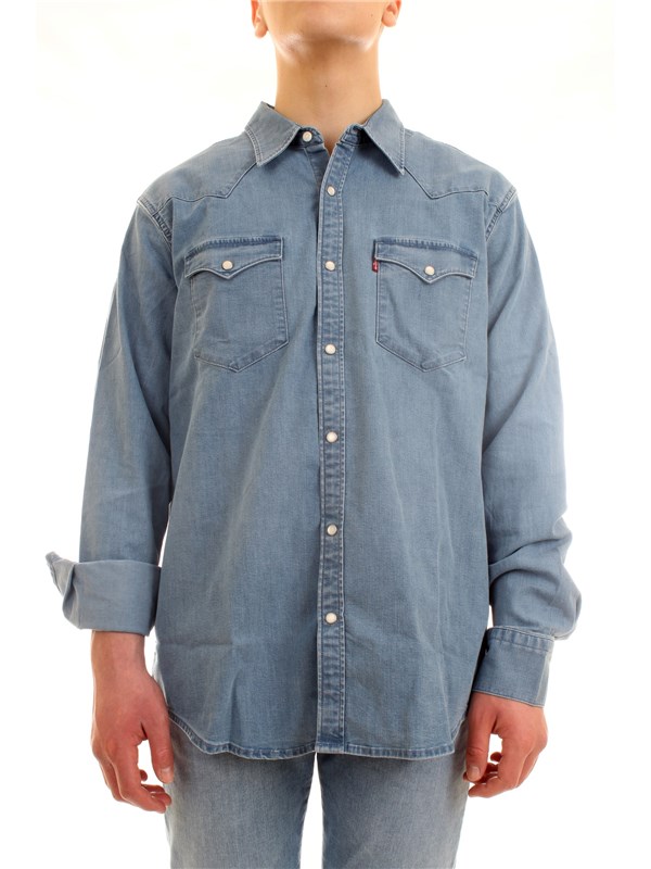 LEVI'S 85744 Light blue Clothing Man Shirt LEVI'S 85744 Light blue Clothing Man Shirt