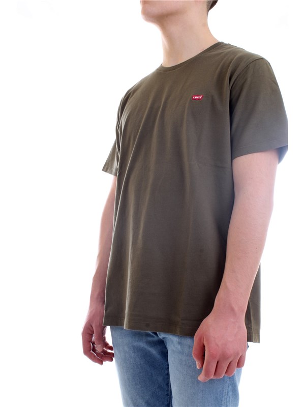 LEVI'S 56605 Military green Clothing Man T-Shirt/Polo
