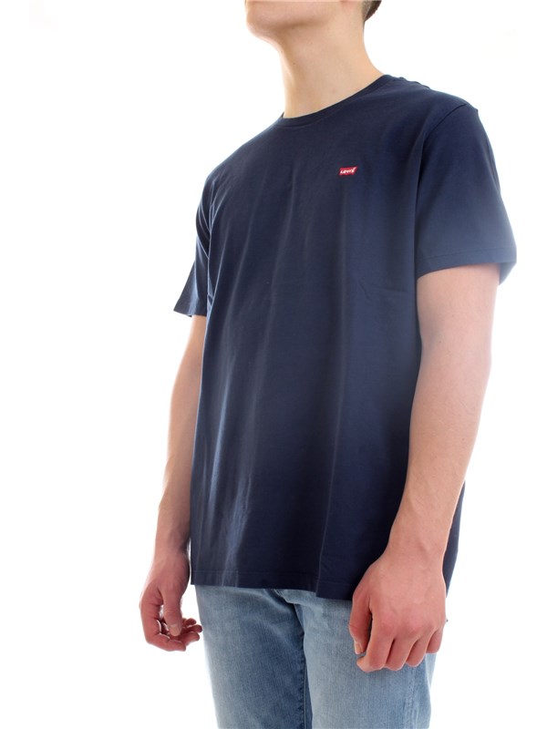 LEVI'S 56605 Blue Clothing Man T-Shirt/Polo