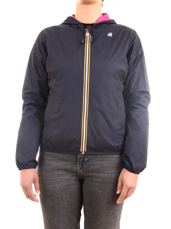 K-WAY K002XN0 Fuchsia Clothing Woman Jacket K-WAY K002XN0 Fuchsia Clothing Woman Jacket