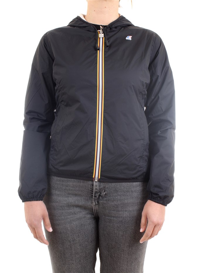 K-WAY K002XN0 Black Clothing Woman Jacket K-WAY K002XN0 Black Clothing Woman Jacket