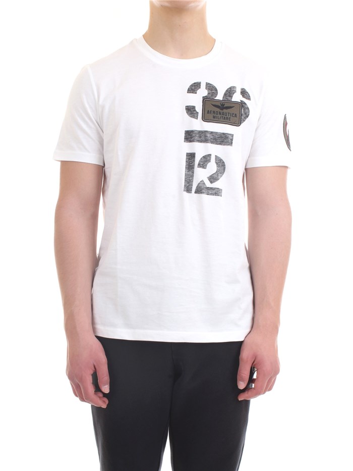 AERONAUTICA MILITARE 211TS1868J492 White Clothing Man T-Shirt/Polo AERONAUTICA MILITARE 211TS1868J492 White Clothing Man T-Shirt/Polo