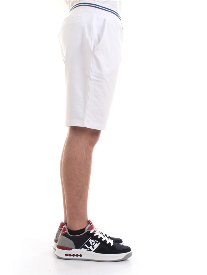 AERONAUTICA MILITARE 211BE109F419 White Clothing Man Shorts