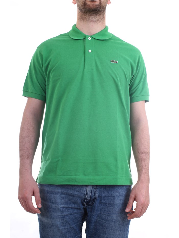 Lacoste L.12.12 verde qmn Abbigliamento Uomo Polo