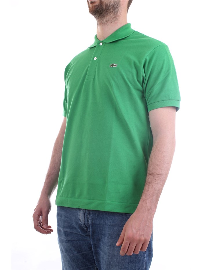 Lacoste L.12.12 verde qmn Abbigliamento Uomo Polo