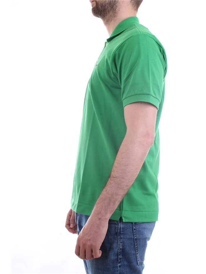 Lacoste L.12.12 verde qmn Abbigliamento Uomo Polo