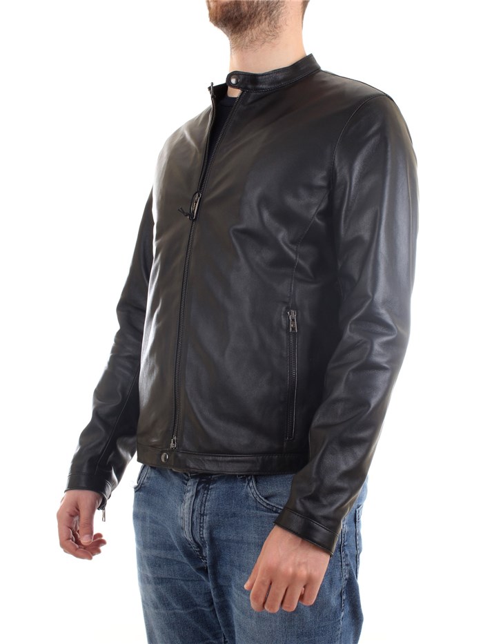 EMANUELE CURCI LUCA Black Clothing Man Jacket
