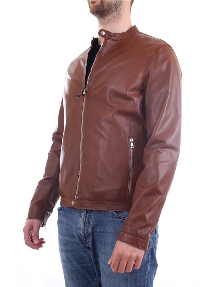 EMANUELE CURCI LUCA Leather Clothing Man Jacket