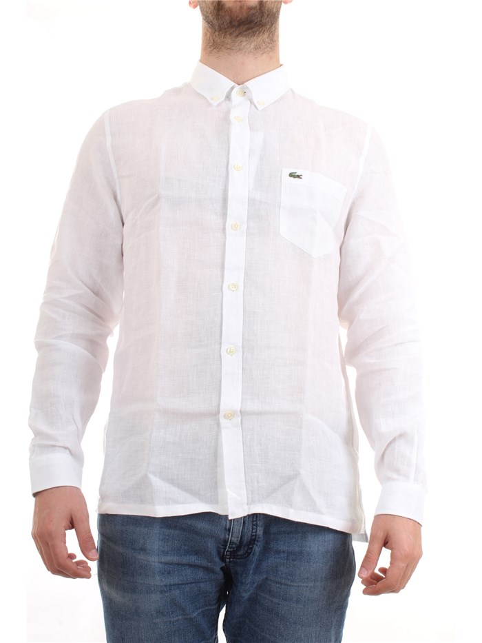 Lacoste CH4990 00 White Clothing Man Shirt