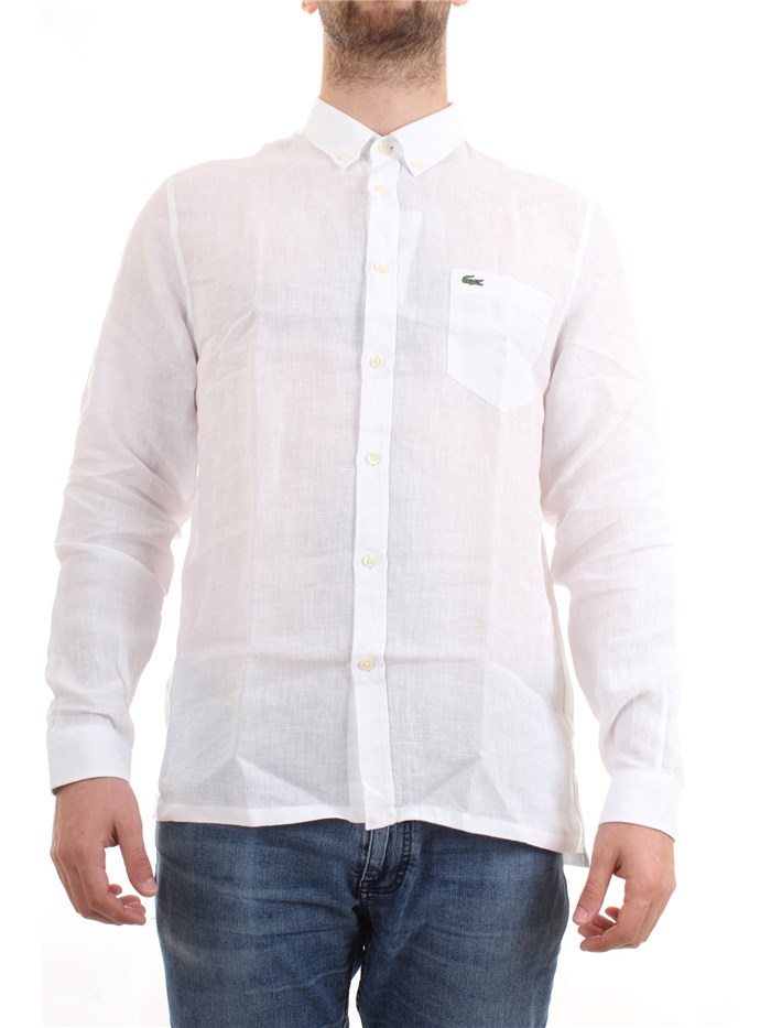 Lacoste CH4990 00 White Clothing Man Shirt Lacoste CH4990 00 White Clothing Man Shirt