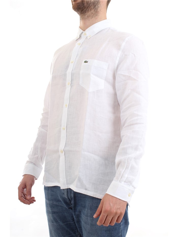 Lacoste CH4990 00 White Clothing Man Shirt
