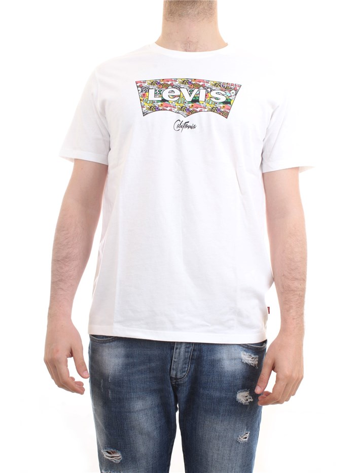 LEVI'S 22489-0318 White Clothing Man T-Shirt/Polo LEVI'S 22489-0318 White Clothing Man T-Shirt/Polo