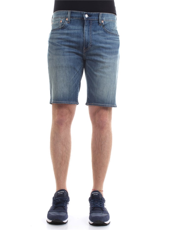 LEVI'S 39864 Medium blue Clothing Man Shorts LEVI'S 39864 Medium blue Clothing Man Shorts