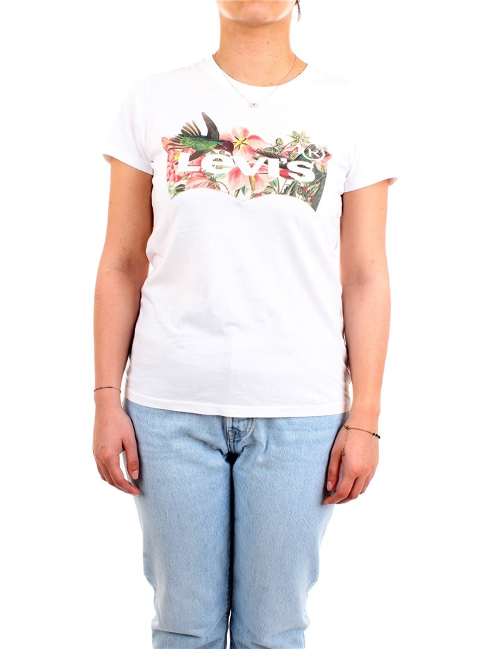 LEVI'S 17369 1265 White Clothing Woman T-Shirt/Polo LEVI'S 17369 1265 White Clothing Woman T-Shirt/Polo