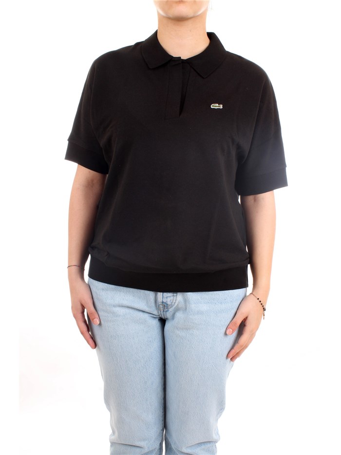 Lacoste PF0504 00 Black Clothing Woman Polo shirt