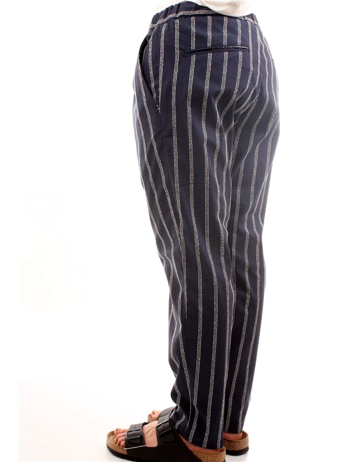 HISTORY LAB 21PG1694 Blu Abbigliamento Uomo Pantaloni